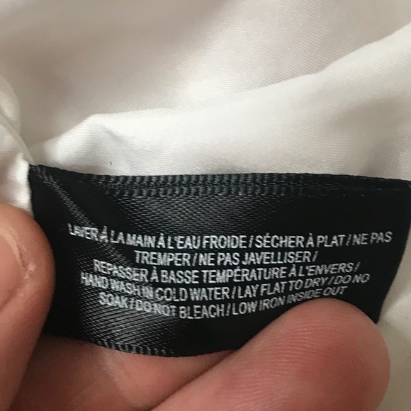 Geometric Lace Chevron Shorts – Yellow, White & Taupe - Picture 8 of 10